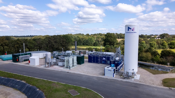 Modułowe rozwiązanie do wychwytywania i skraplania biogennego CO2 w zakładzie produkcji biometanu we Francji