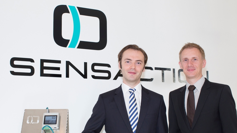 Dyrektorzy zarządzający SensAction: Stefan Rothballer (po lewej) oraz Michael Münch.