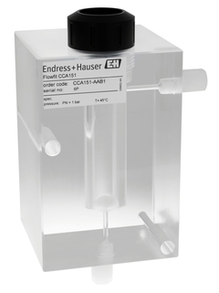 Flowfit CCA151: Armatura przepływowa dla czujników pomiarowych dwutlenku chloru