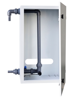 Liquiline System CAT810 - System kondycjonowania próbek z rurociągów ciśnieniowych i z wylotów, wersja do zabudowy na stojaku