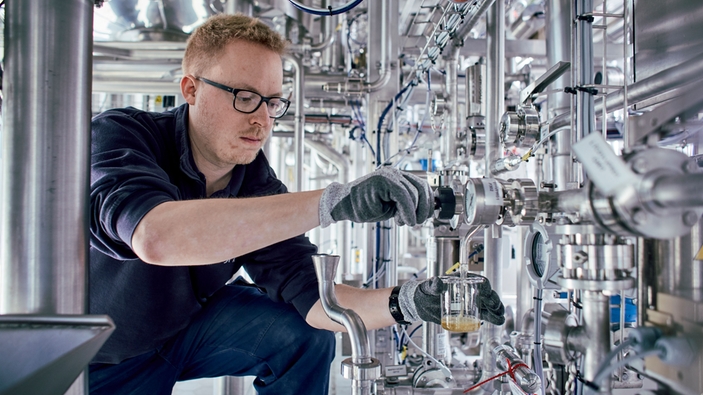 Próbka piwa dla laboratorium