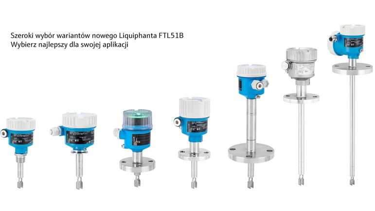 Sygnalizator Liquiphant FTL51 nowej generacji jest oferowany w wielu wersjach wykonania