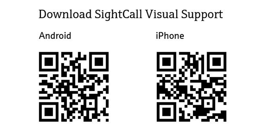 pobierz SightCall Visual Support App