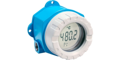 Zdjęcie obiektowego przetwornika temperatury iTEMP TMT142B z komunikacją HART® i Bluetooth®