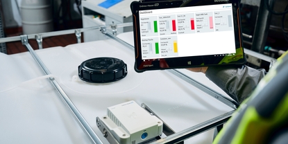 Micropilot FWR30 - bezprzewodowa, radarowa sonda poziomu z chmurą Netilion