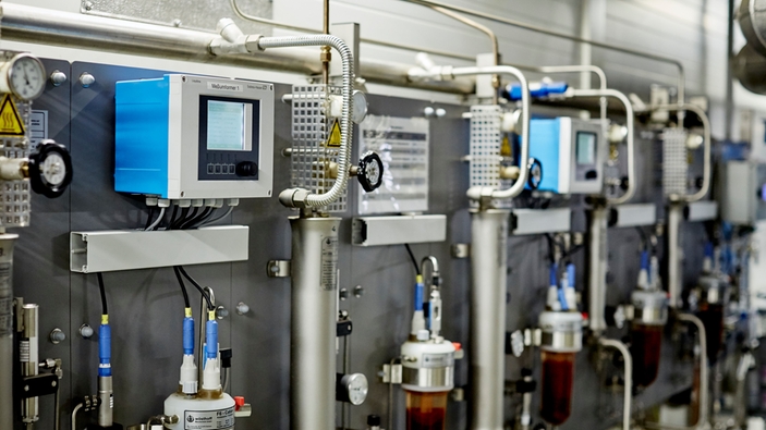 Panel SWAS do analizy cyklu wody/pary wodnej w elektrociepłowni Zwickau Süd
