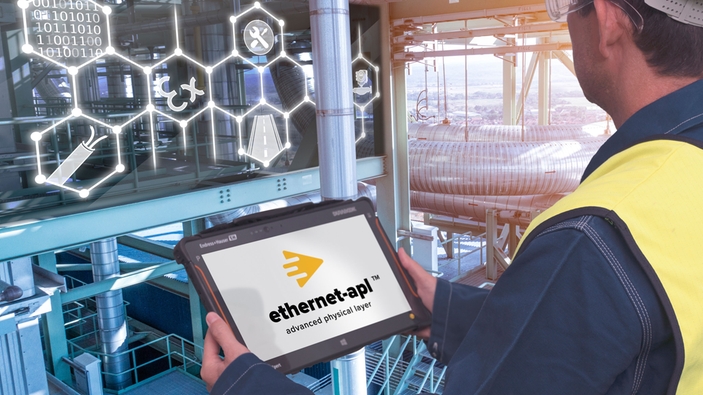 Abstract visualization of Ethernet-APL