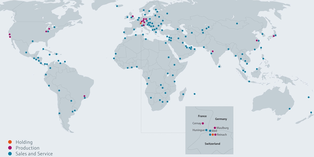 Globalnie i lokalnie: ogólnoświatowa sieć Endress+Hauser