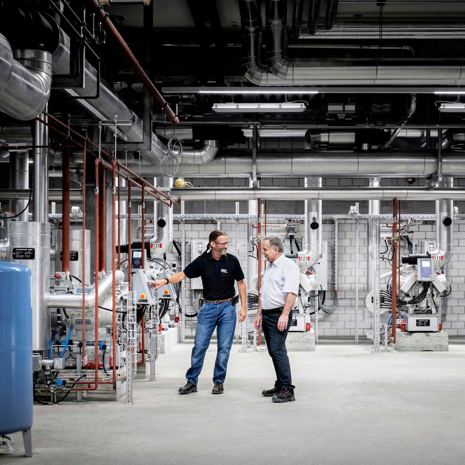 Widok na centrum energetyczne. Zdjęcie: Pierre Kellenberger Photography
