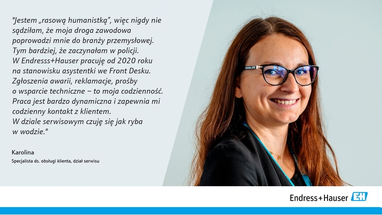 Karolina (specjalista ds. obsługi klienta, serwis)