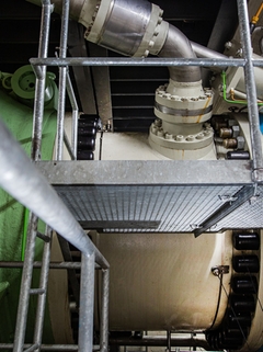 Zdjęcie przepływomierza ultradźwiękowego Proline Prosonic Flow W 400 pomimo zaburzonego profilu przepływu