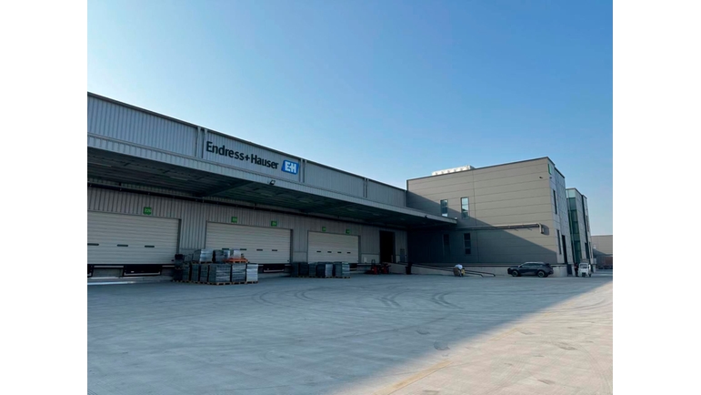 Centrum logistyczne Endress+Hauser znajduje się w Kunshan we wschodnich Chinach i działa od 2024 roku.